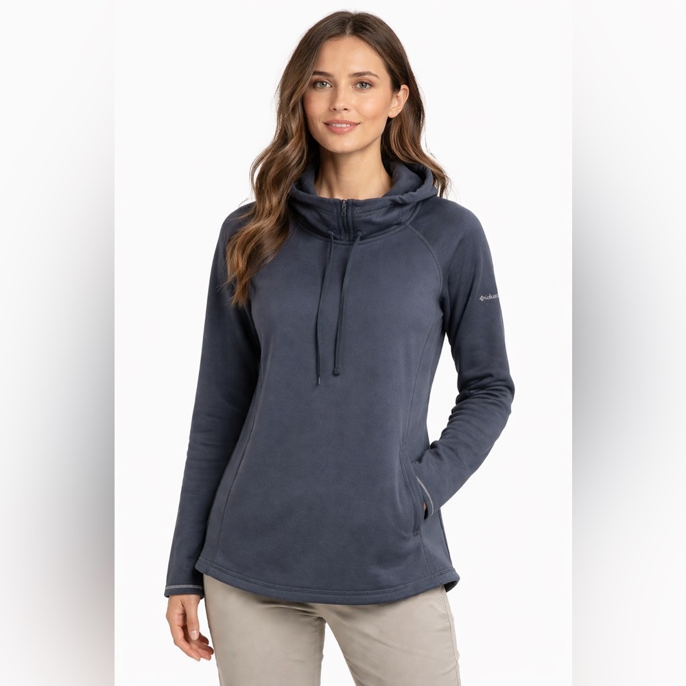 Columbia Women’s Omni-Wick Hoodie Steel Blue Sz M